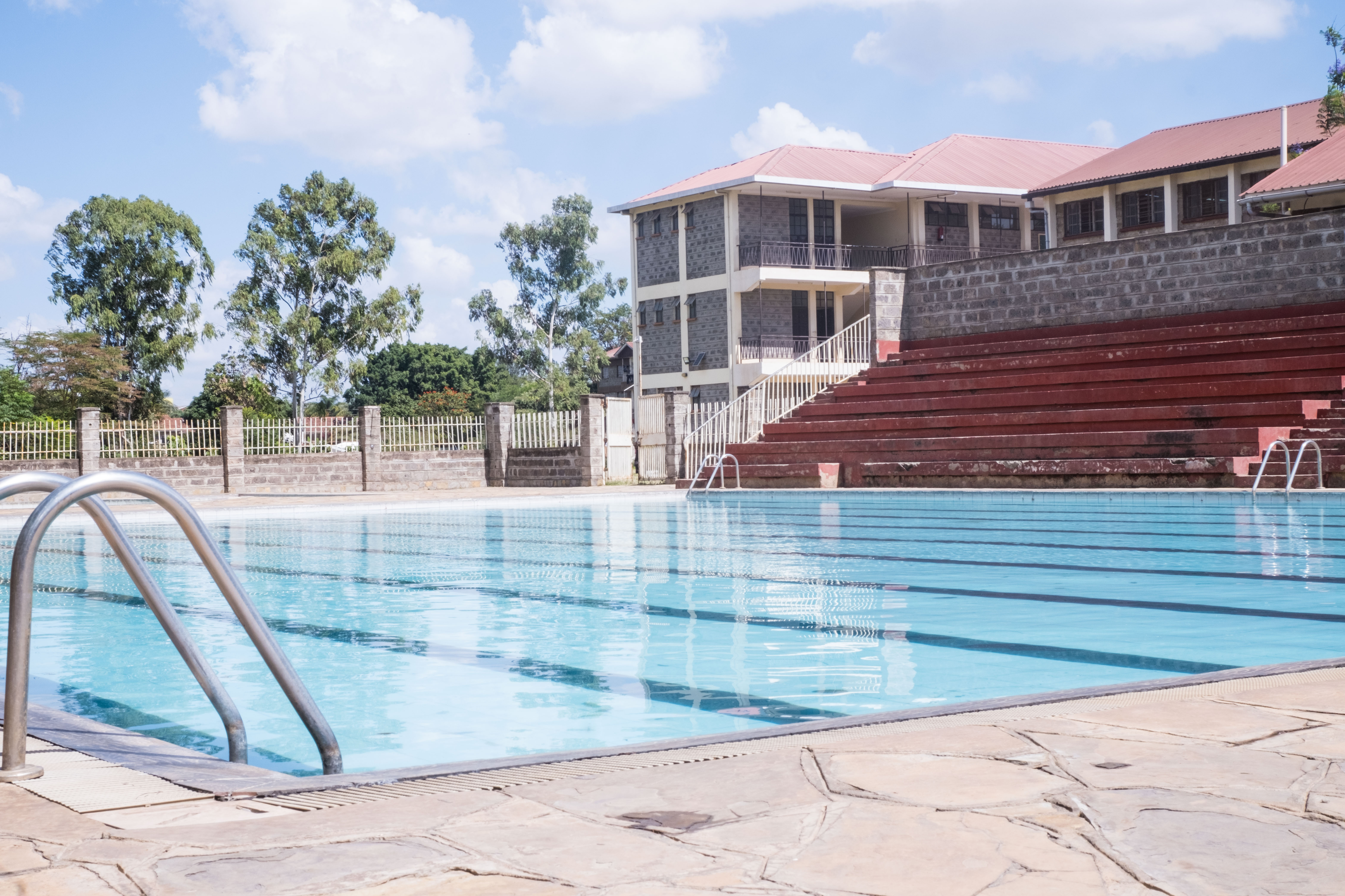 Students playing sports
